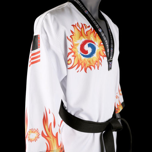 DYNAMICS-FLAME TEAM-UNIFORM-side-pose